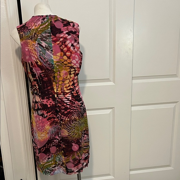 Colorful Abstract Pattern Mini Dress - Picture 5 of 10